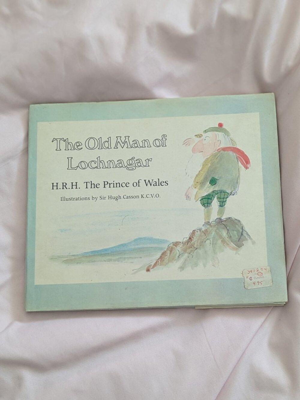 The Old Man of Lochnagar H.R.H. Prince of Wales Blue Hardcover Book